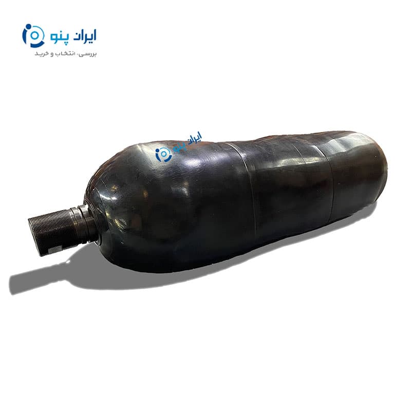 لاستیک آکومولاتور ظرفیت 6.3 لیتر فشار 420 بار میل هرتز Milehertz