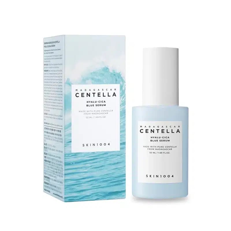سرم مرطوب کننده سنتلا ماداگاسکار Skin1004 مدل Hyalu-Cica Blue Serum(50 میل)