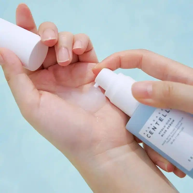سرم مرطوب کننده سنتلا ماداگاسکار Skin1004 مدل Hyalu-Cica Blue Serum(50 میل) — تصویر ۳