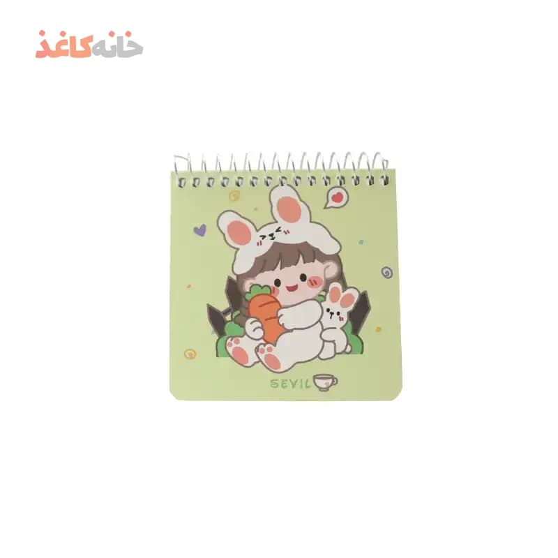 یادداشت10*10 سویل طرح دختر و خرگوش