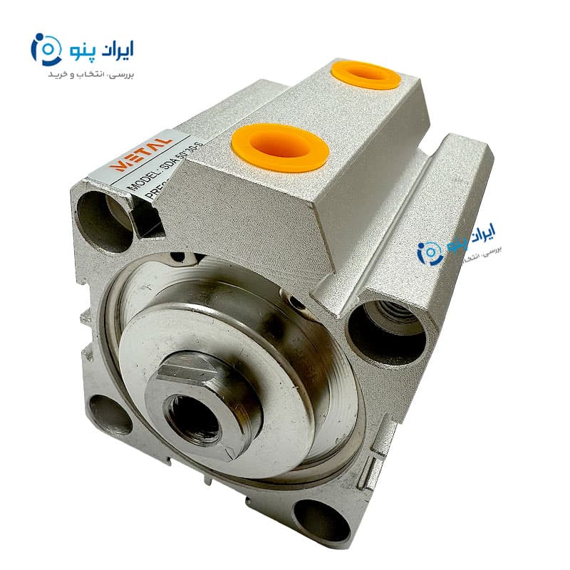 جک کامپکت پنوماتیک SDA قطر ۳۲ کورس ۸۰ متال Metal — تصویر ۲