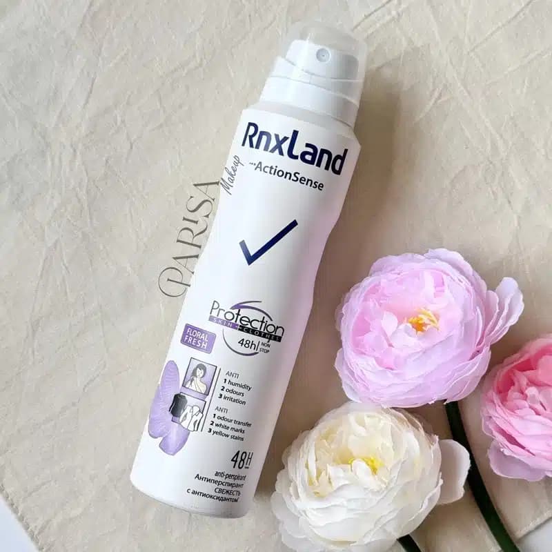 اسپری ضدتعریق RnxLand مدل 48h Protection رایحه Floral Fresh(150 میل)