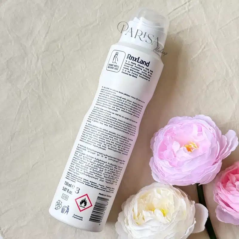 اسپری ضدتعریق RnxLand مدل 48h Protection رایحه Floral Fresh(150 میل) — تصویر ۲