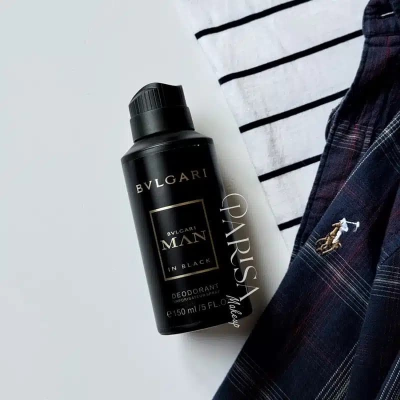 بادی میست عطری مردانه مدل Bvlgari Man In Black