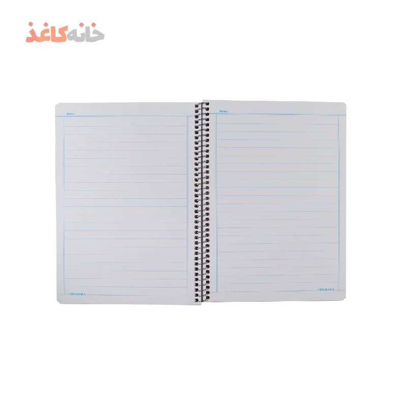 دفتر 50 برگ فنری اسپادانا طرح دختر لباس قرمز — تصویر ۳