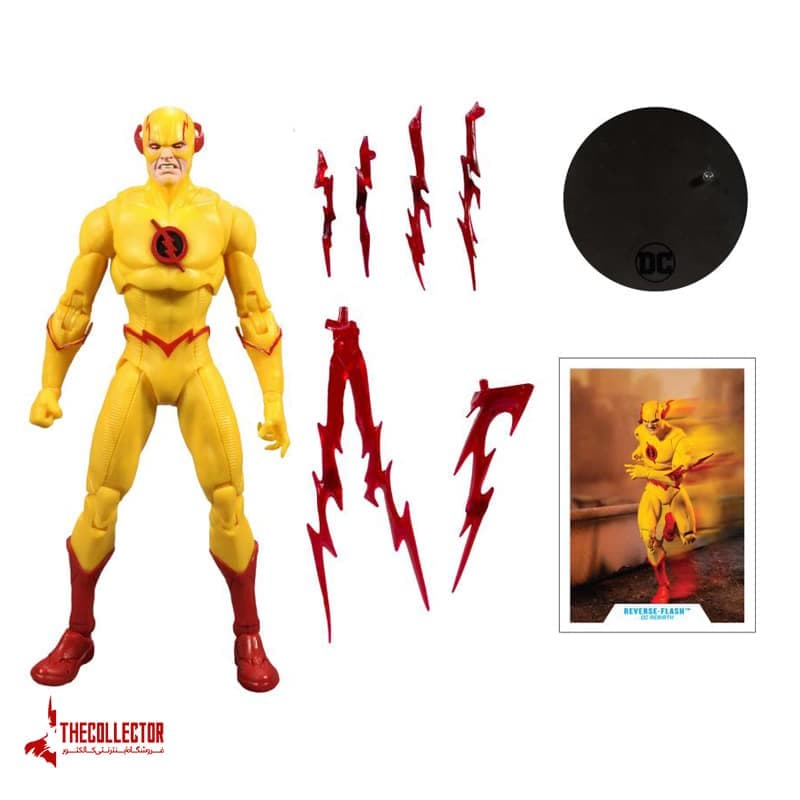 اکشن فیگور فلش | Flash | سری دی سی مولتیورس برند McFarlane Toys کد 2 — تصویر ۶