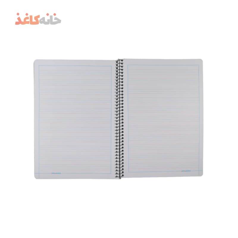 دفتر زبان 50 برگ فنری چهار خط اسپادانا طرح گاو زنگوله دار — تصویر ۳