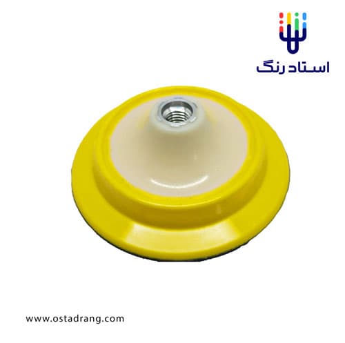 صفحه پولیش چسبی حرفه ای ژله ای پشت پیچی سایز 125 (بکینگ پد) Rotary Backing Pad