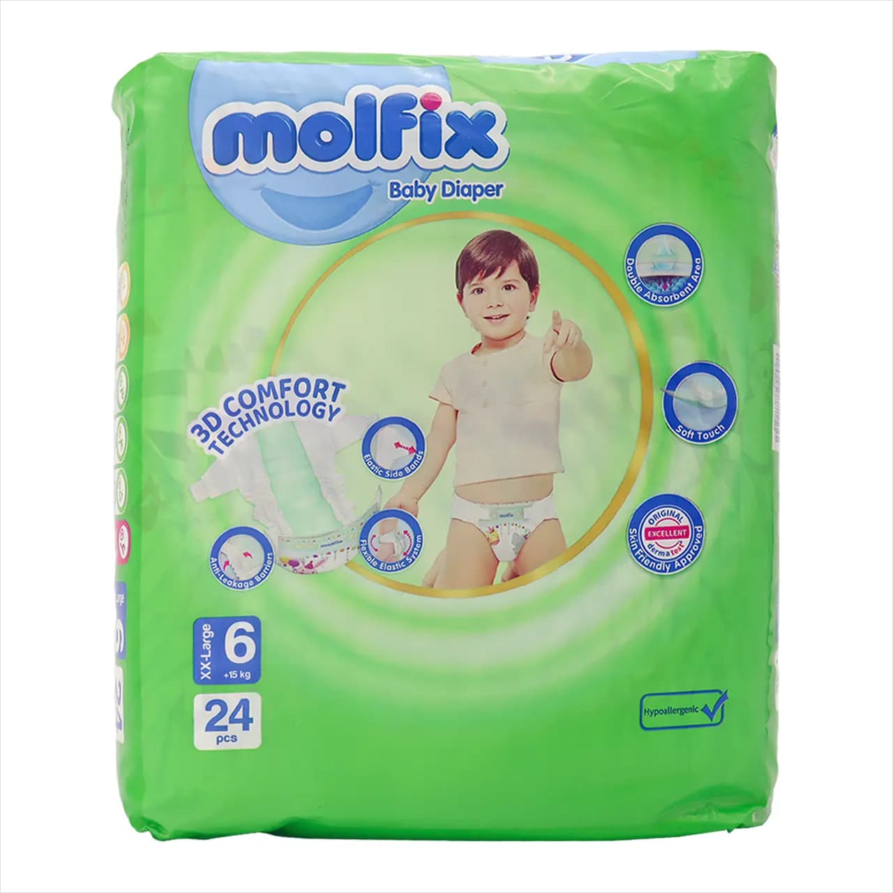 پوشک کامل بچه مولفیکس سایز 6