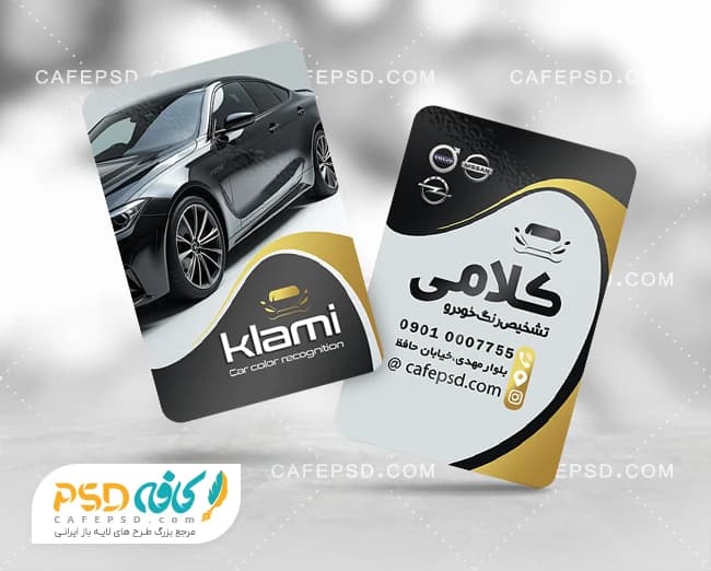کارت ویزیت کارشناسی رنگ