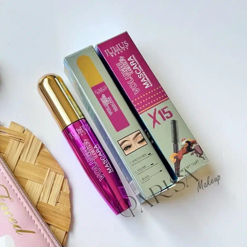 ریمل حجم دهنده مژه ژولیوس بیوتی مدل Volume Lashes X15 — تصویر ۳