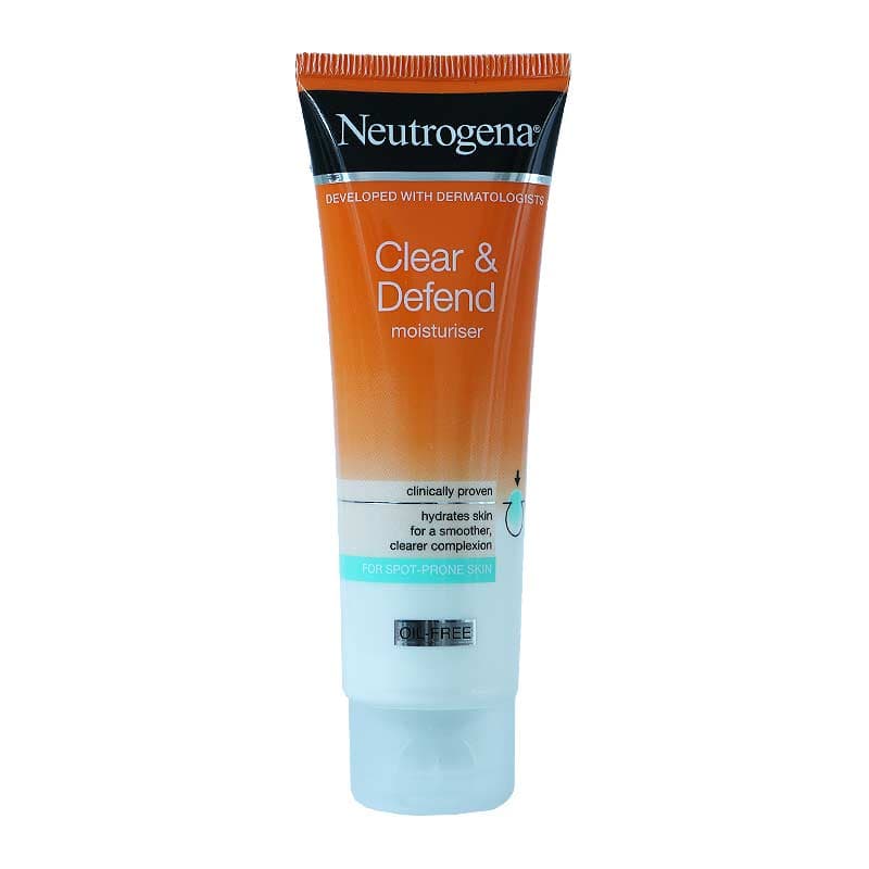 مرطوب کننده Clear & Defend نوتروژینا فاقد چربی و ضدجوش فرانسوی 50 میل
