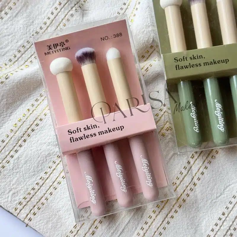 ست براش 3 عددی Meiyiting مدل Soft Skin Flawless Makeup — تصویر ۴