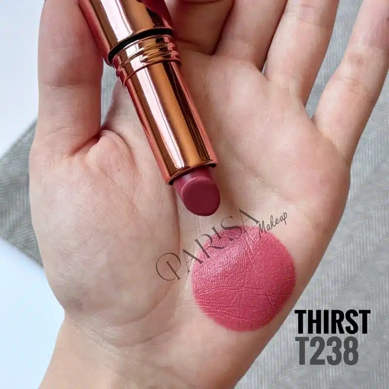 رژلب مات مخملی رولوشن Revolution کد 238(رنگ Thirst)