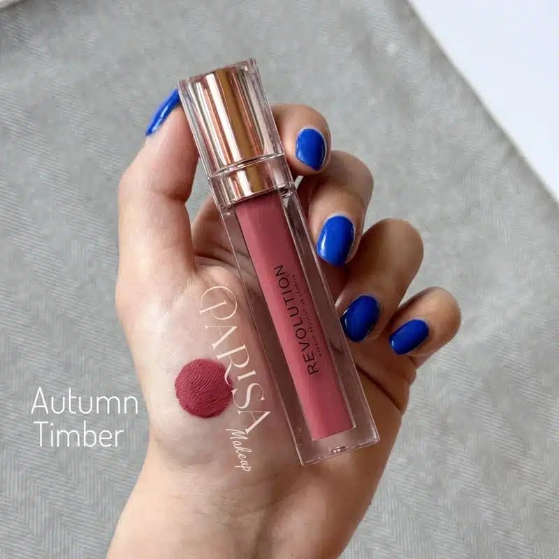 رژلب مایع مات رولوشن Revolution کد 308 رنگ Autumn Timber