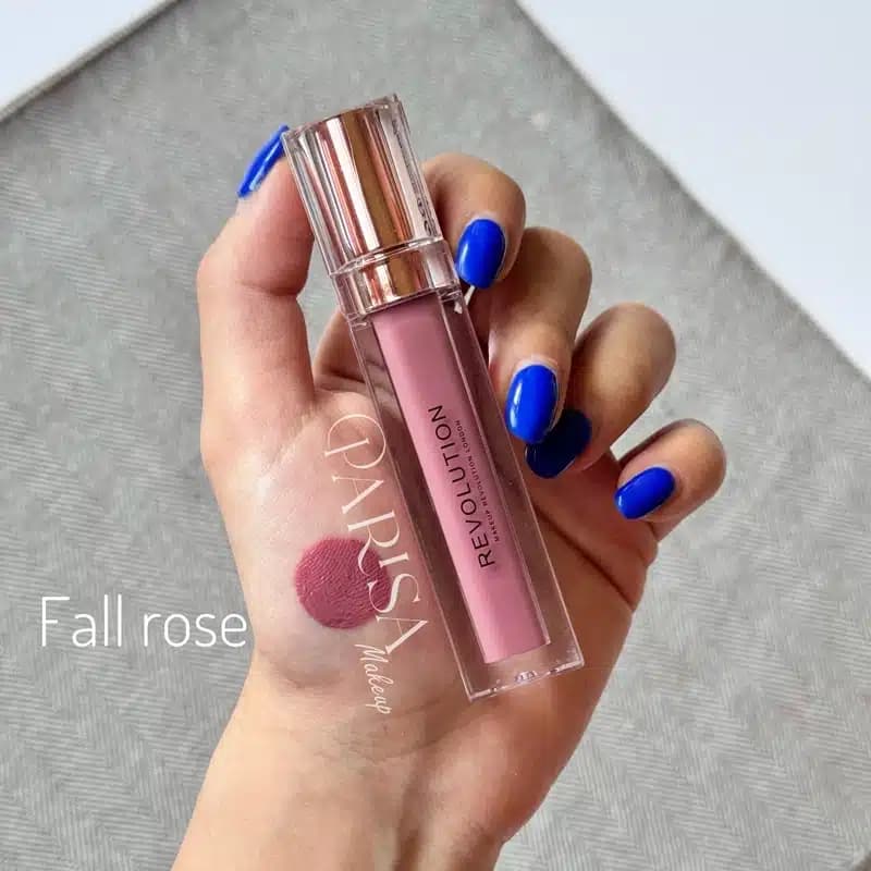رژلب مایع مات رولوشن Revolution کد 307 رنگ Fall Rose