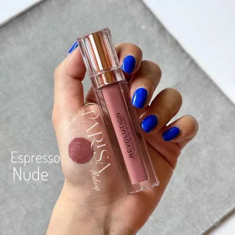رژلب مایع مات رولوشن Revolution کد 310 رنگ Espresso Nude