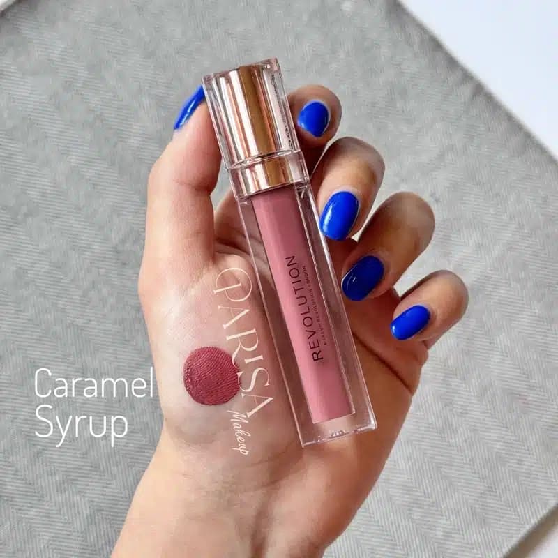 رژلب مایع مات رولوشن Revolution کد 311 رنگ Caramel Syrup