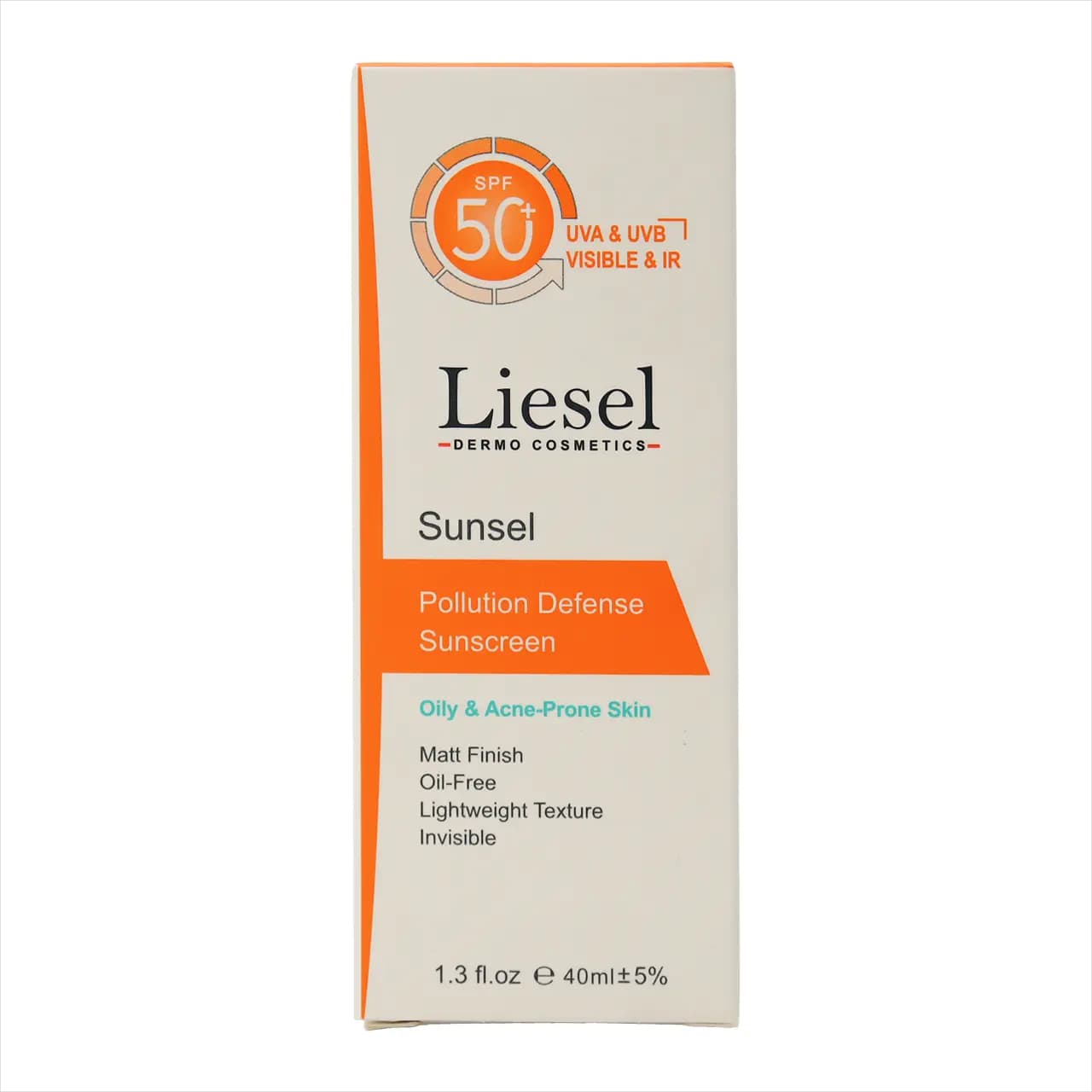 کرم ضد آفتاب سانسل بی رنگ پوست چرب لایسل SPF50