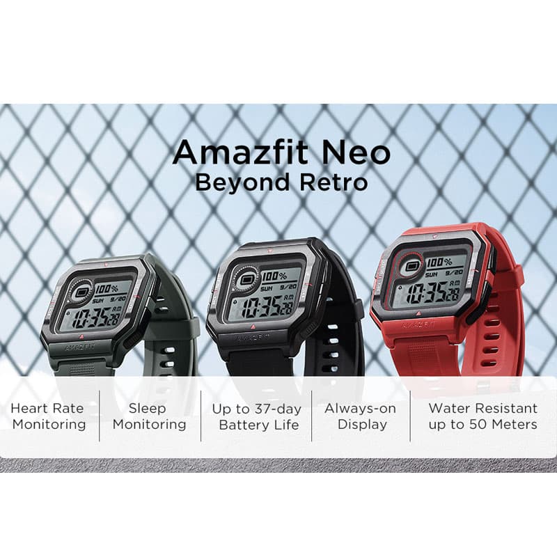 ساعت هوشمند Amazfit مدل Neo — تصویر ۴
