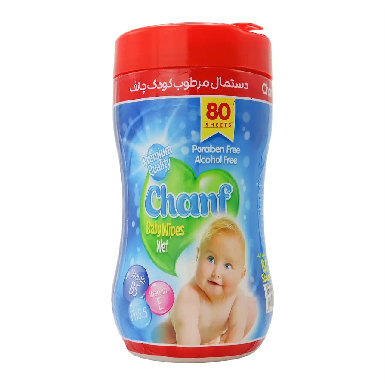 دستمال مرطوب کودک چانف 80 عددی