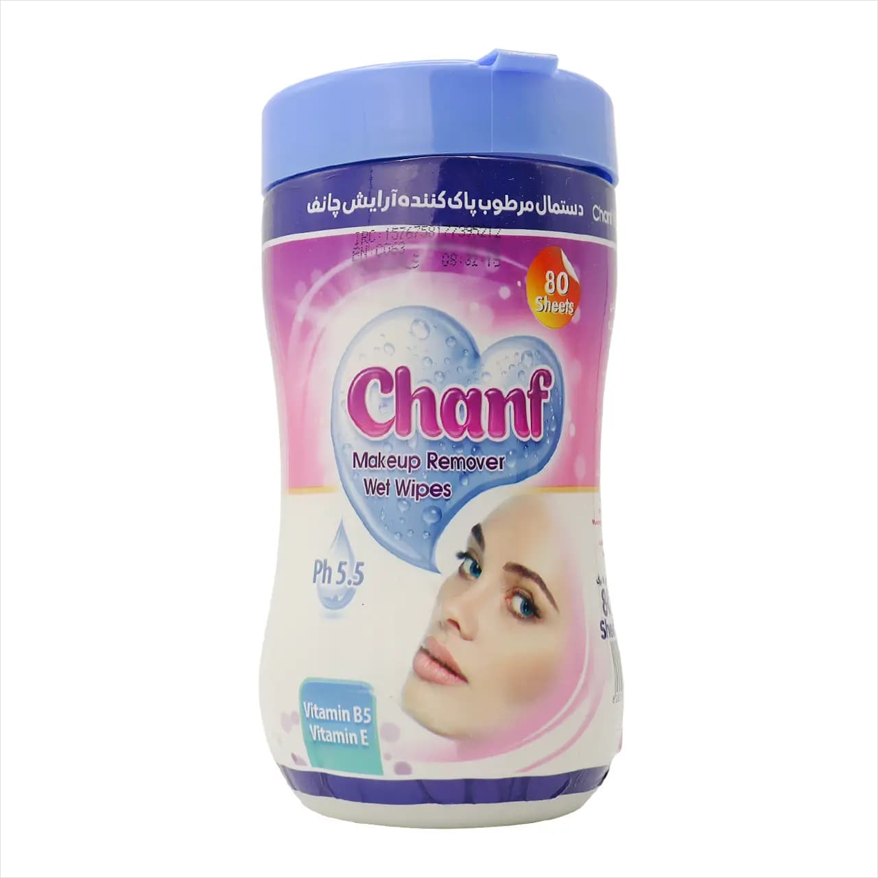 دستمال مرطوب پاک کننده آرایش چانف 80 عددی