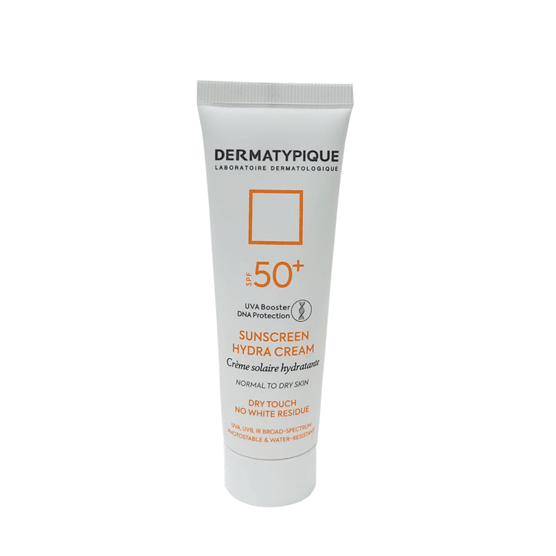 ضدآفتاب بی رنگ هیدرا مناسب پوست خشک +SPF50 درماتیپیک