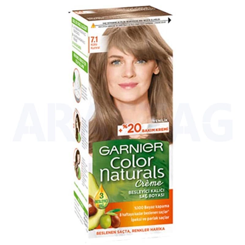 رنگ مو شماره 7.1 گارنیر Garnier Naturals (بلوند دودی)