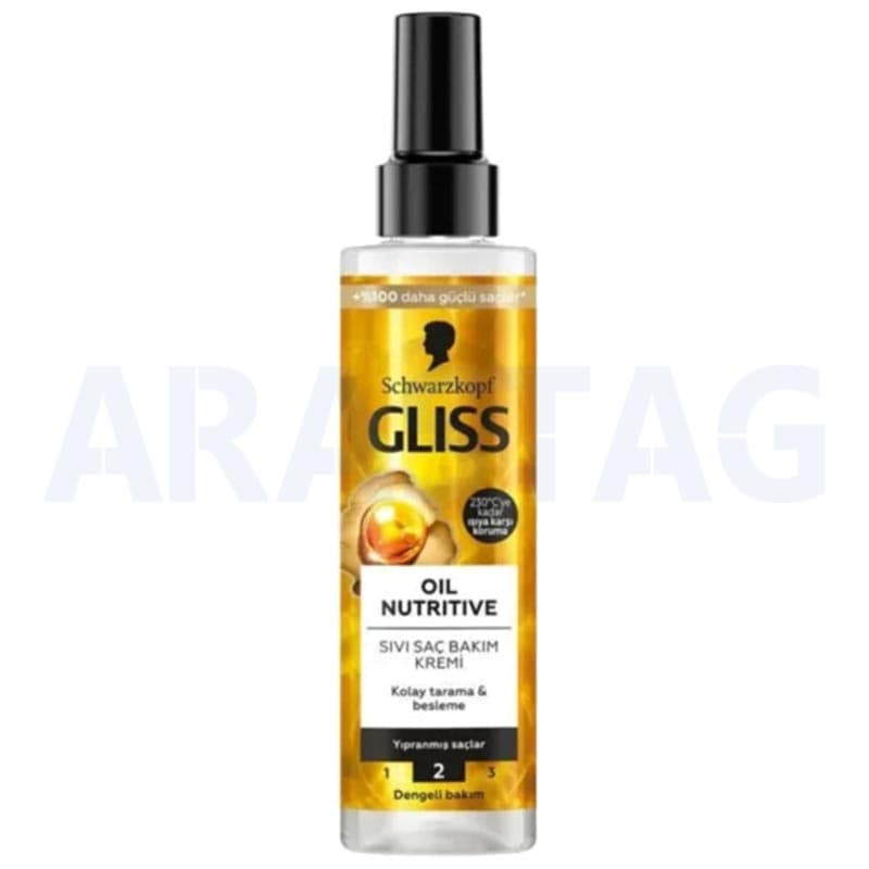 اسپری دو فاز گلیس مدل OIL NUTRITIVE حجم 200 میلی