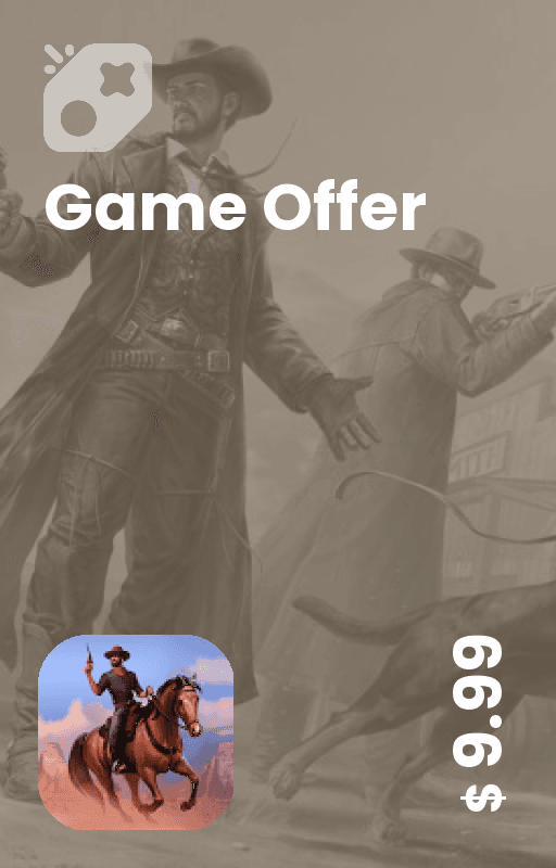 آفر 10 دلاری Cowboy Game