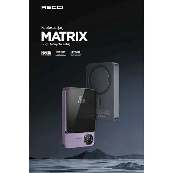 پاوربانک رسی مدل RPB-W16 ظرفیت 10000 میلی آمپر ساعت — تصویر ۴