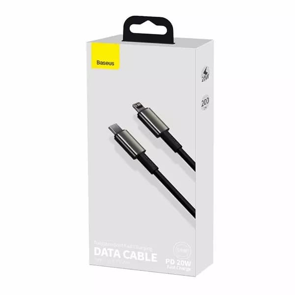 کابل تبدیل USB-C به لایتنینگ بیسوس مدل CATLWJ-A01 طول 2 متر — تصویر ۷