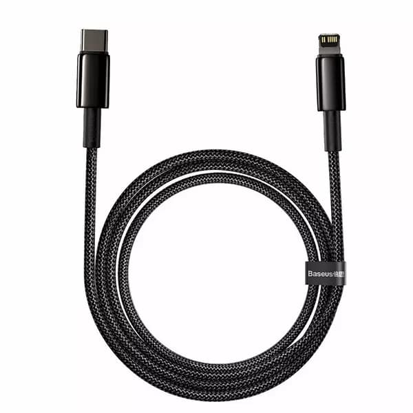 کابل تبدیل USB-C به لایتنینگ بیسوس مدل CATLWJ-A01 طول 2 متر — تصویر ۳