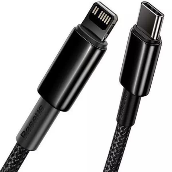 کابل تبدیل USB-C به لایتنینگ بیسوس مدل CATLWJ-01 طول 1متر — تصویر ۳