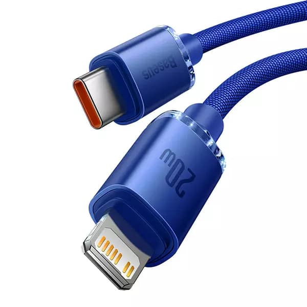 کابل تبدیل USB-C به لایتنینگ بیسوس مدل CAJY000303 طول 2 متر — تصویر ۳