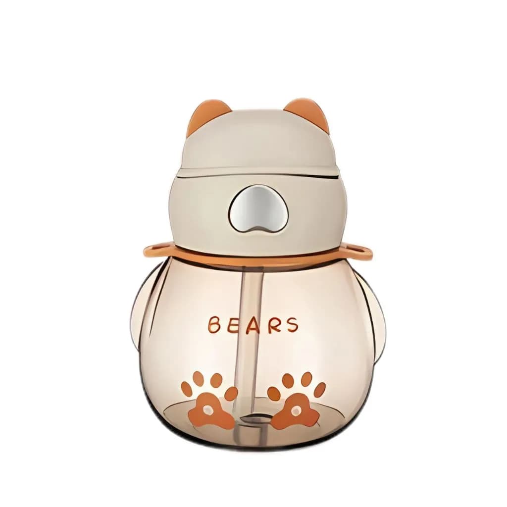 قمقمه کودک مدل نی دار طرح پنجه bears کد 0940 — تصویر ۲