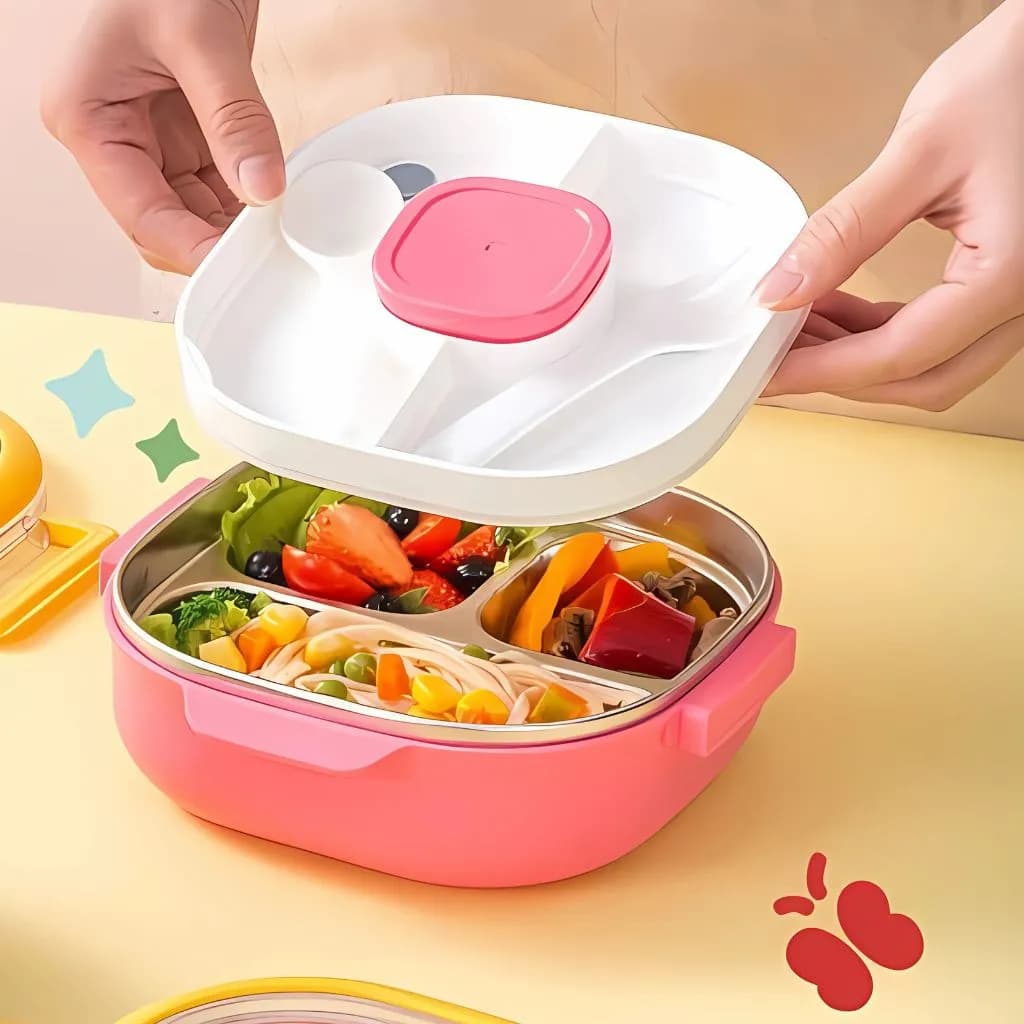 ظرف غذای کودک طرح فانتزی حیوانات کد 6138 — تصویر ۵