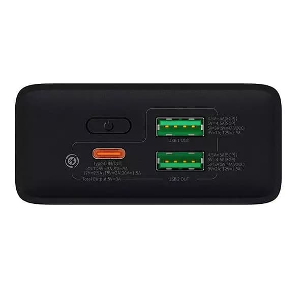 پاوربانک بیسوس مدل PPAD050101 ظرفیت 20000 میلی آمپر ساعت — تصویر ۲