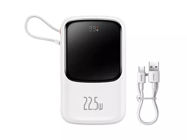 پاوربانک 22.5 وات بیسوس مدل PPQD020101 ظرفیت 10000 میلی آمپر ساعت — تصویر ۴