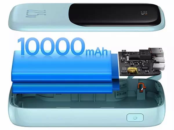پاوربانک 22.5 وات بیسوس مدل PPQD020101 ظرفیت 10000 میلی آمپر ساعت — تصویر ۶