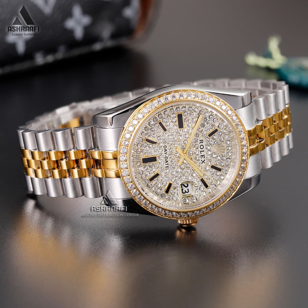 ساعت مردانه رولکس دی دیت Rolex Day Date Diamond-SG36 — تصویر ۳