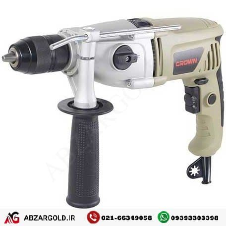 دریل گیربکسی 13 میلیمتر 810 وات سه نظام اتوماتیک کرون کد CT10067C — تصویر ۴