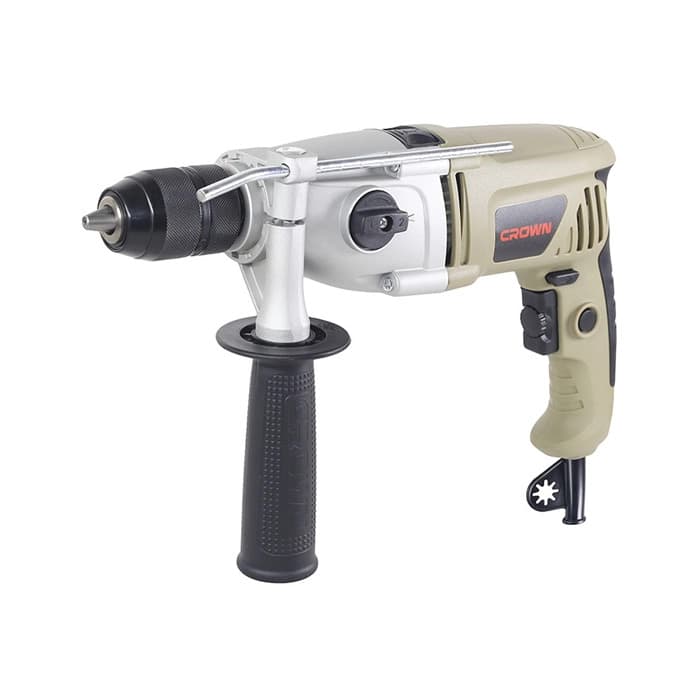 دریل گیربکسی 13 میلیمتر 810 وات سه نظام اتوماتیک کرون کد CT10067C