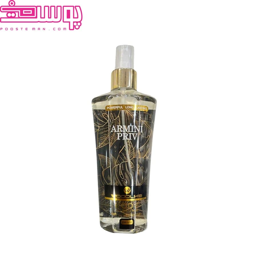 بادی اسپلش وودلایک Woodlike مدل Armini Prive حجم ۲۵۰ میل — تصویر ۲