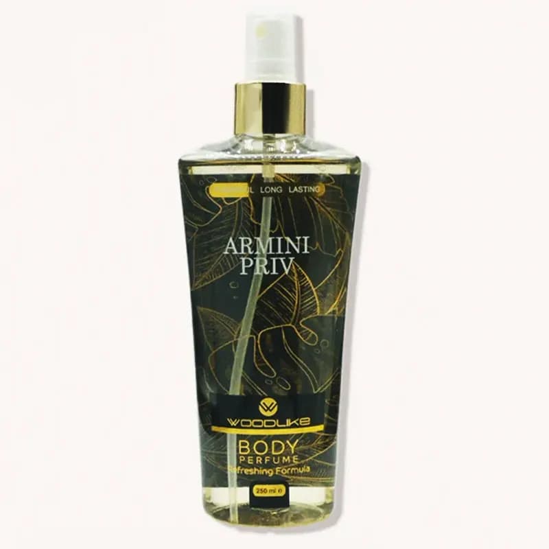 بادی اسپلش وودلایک Woodlike مدل Armini Prive حجم ۲۵۰ میل