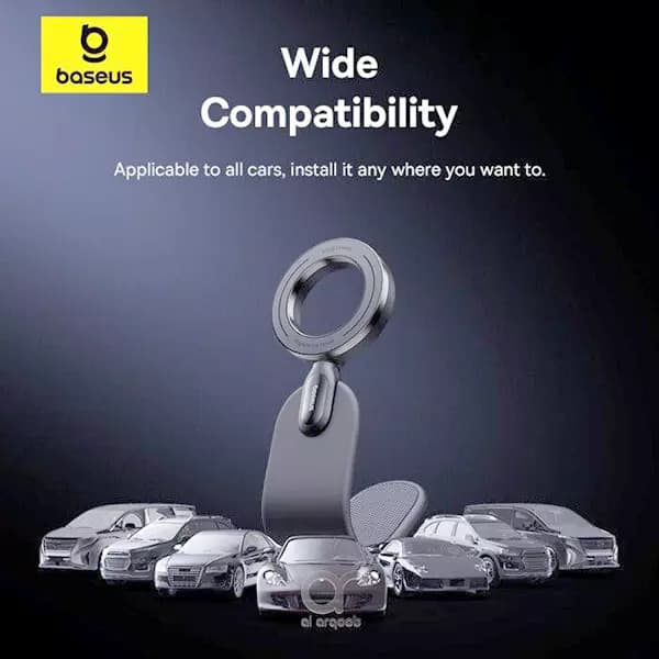 هولدر و شارژر بی سیم مگنتی خودرو بیسوس C02 Go Series مدل C40165500111 — تصویر ۶