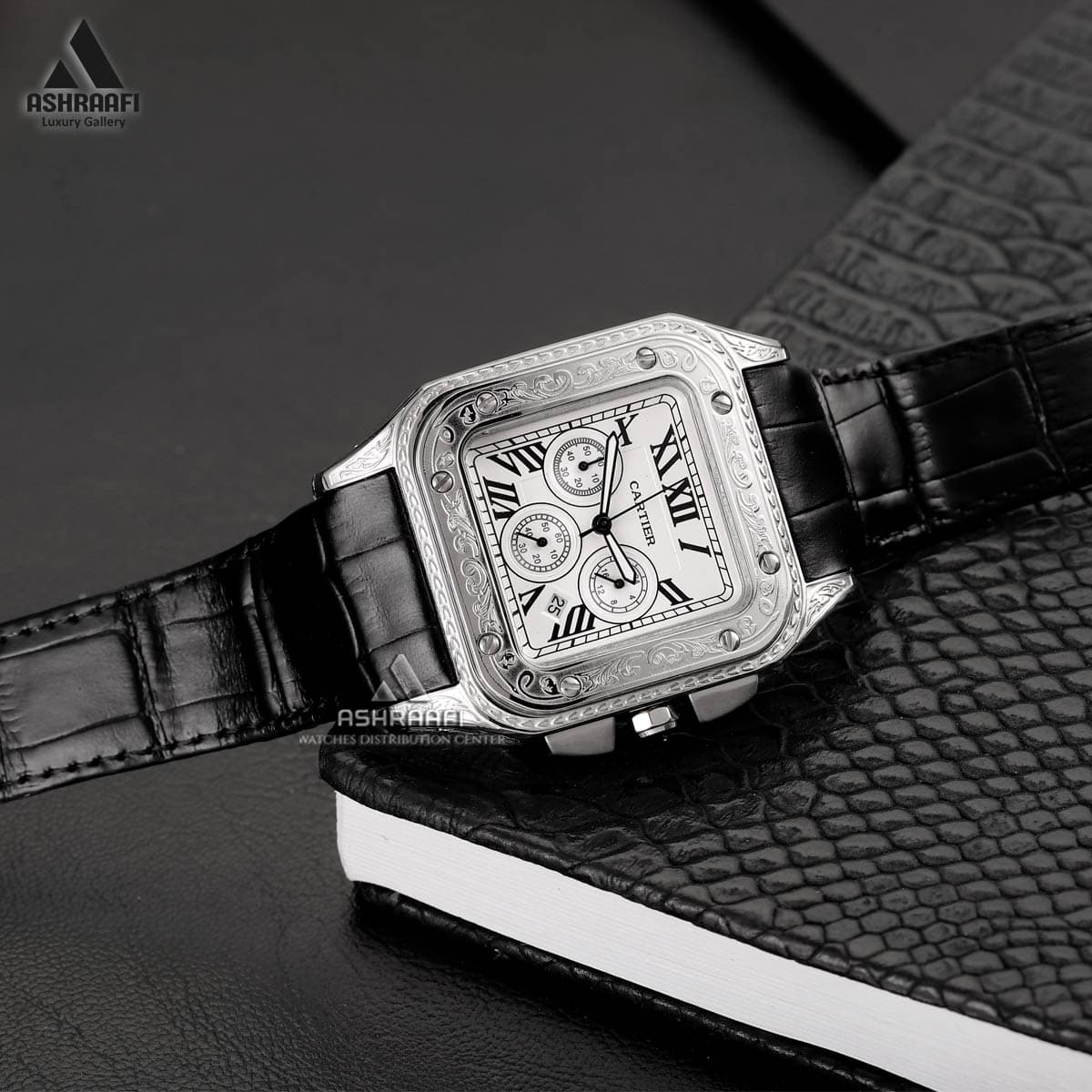 ساعت مردانه کارتیه Cartier Santos 100-2878 — تصویر ۳