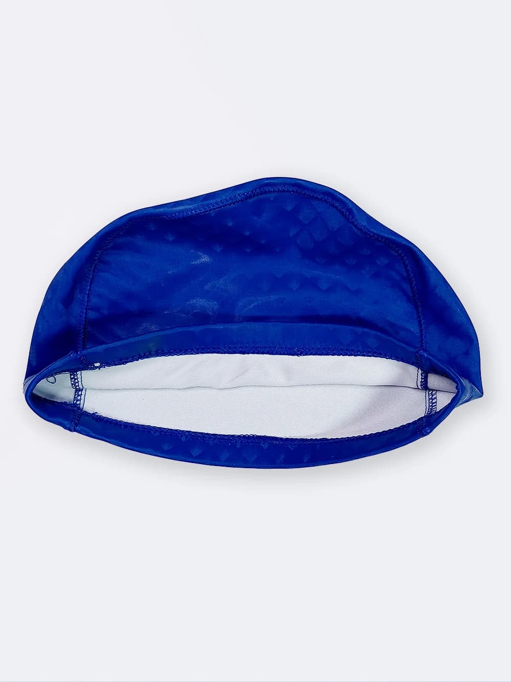 کلاه شنا زنانه و مردانه آبی رنگ سه بعدی اسپیدو ( Speedo ) با جنس فومی ضد کلر — تصویر ۳