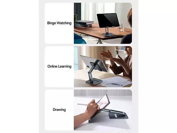 پایه نگهدارنده گوشی موبایل رومیزی بیسوس مدلLUSZ000013 — تصویر ۶