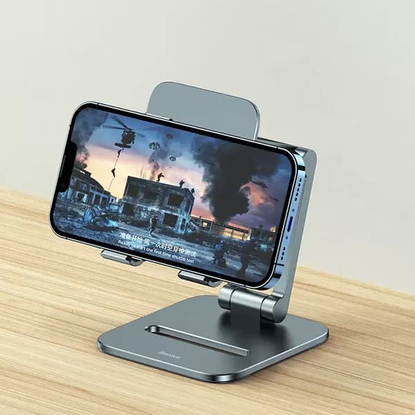 پایه نگهدارنده گوشی موبایل رومیزی بیسوس مدلLUSZ000013 — تصویر ۵